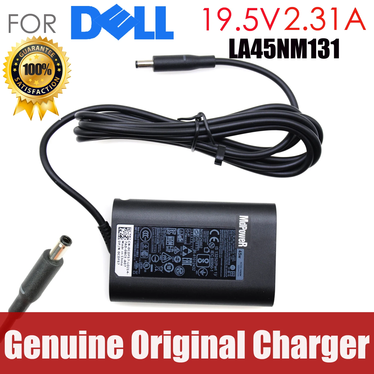 For Dell 45w Inspiron 13-5378/5379/7370/7373 7000 7368 11-31