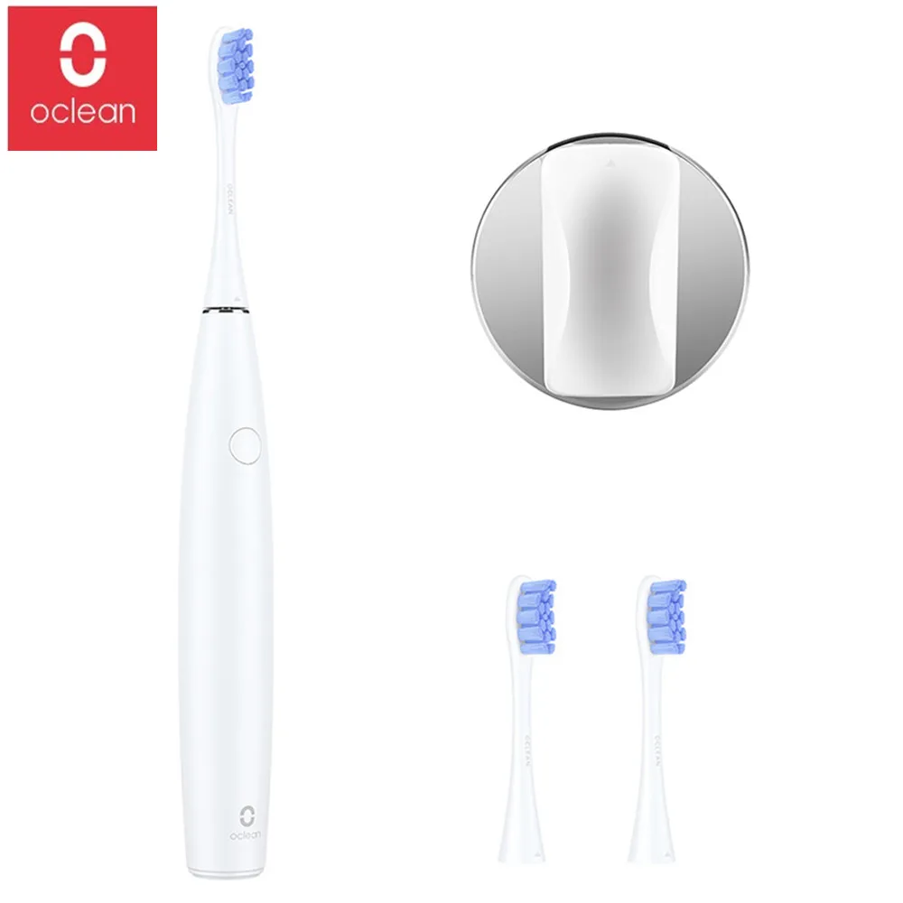 Oclean SE перезаряжаемая звуковая электрическая зубная щетка Международная глобальная версия приложения с 2 головками и настенным держателем