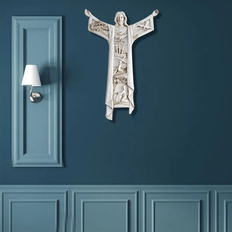 

A Risen Christ Wall Cross & Last Supper Wall Cross Hanging Home Wall Decoration RERI889
