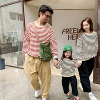 autumn 2021 mother kids t shirt pants boy girl sets family clothing sets mommy and me children clothes couples matching clothing