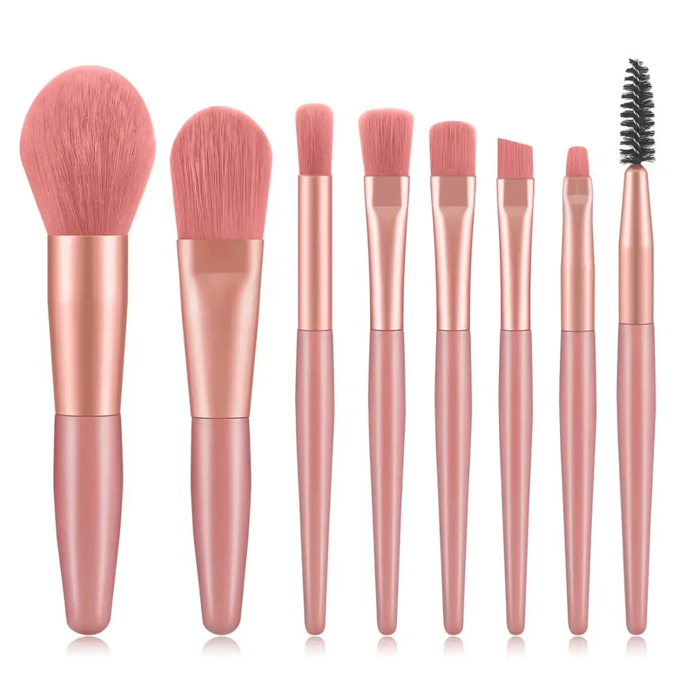 

8pcs Makeup Brushes Set Professional Cosmetic Beauty Tool Foundation Powder Eyeshadow Eyelash Make Up Brushs Free Shipping
