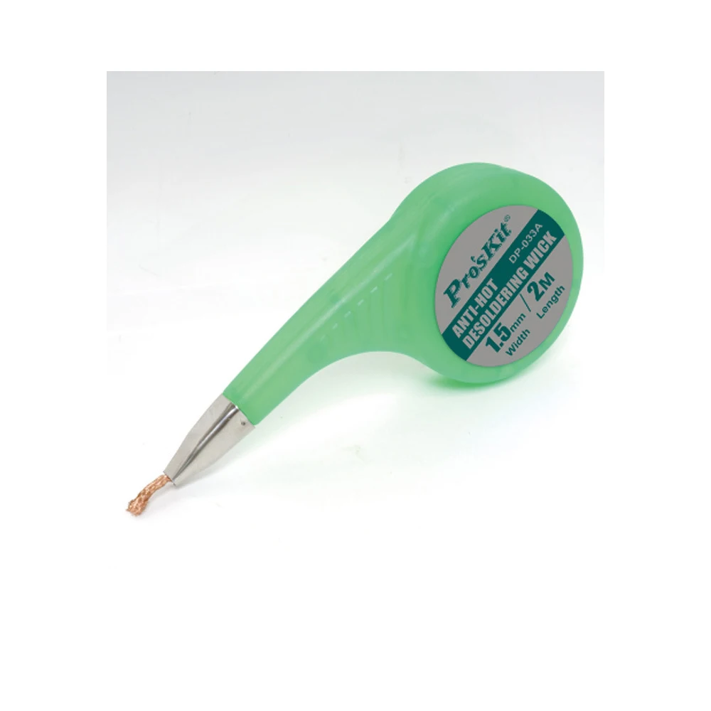 

Pro'skit Taiwan Baogong anti-scalding tin suction cable, suction tape with tin removal network cable imported DP-033A/B/C/D/E