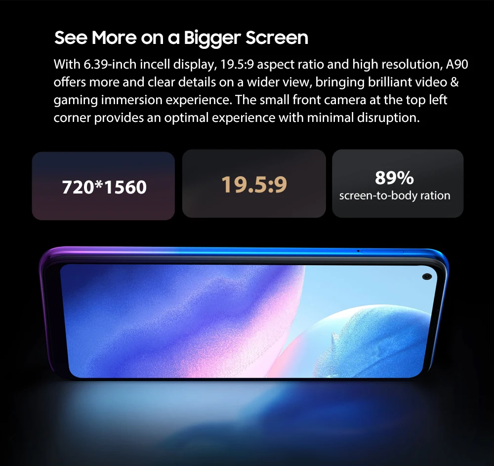 Blackview A90 смартфон с восьмиядерным процессором Helio P60 12 Мп ОЗУ 4 Гб ПЗУ 64 ГБ 4280 мАч