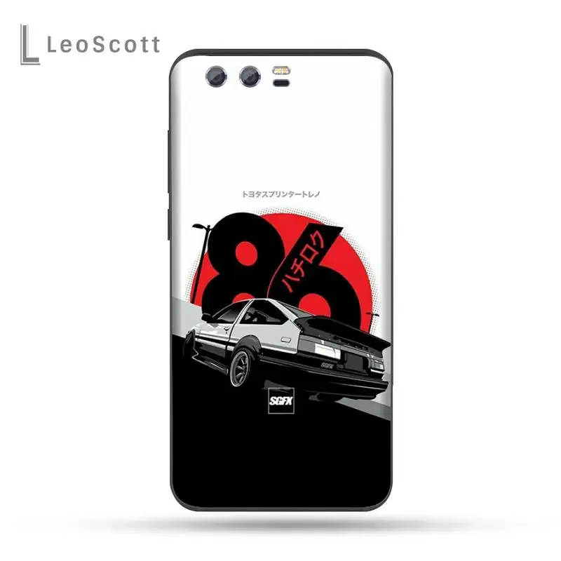 

Anime Initial D Car taillight AE86 Phone Case For Huawei Honor view 7a5.45inch 7c5.7inch 8x 8a 8c 9 9x 10 20 10i 20i lite pro