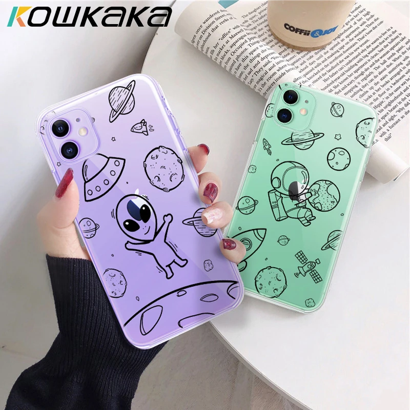 Силиконовый чехол для iPhone 11 Pro Max XR XS X 6 6S 7 8 Plus SE 2020 | Мобильные телефоны и