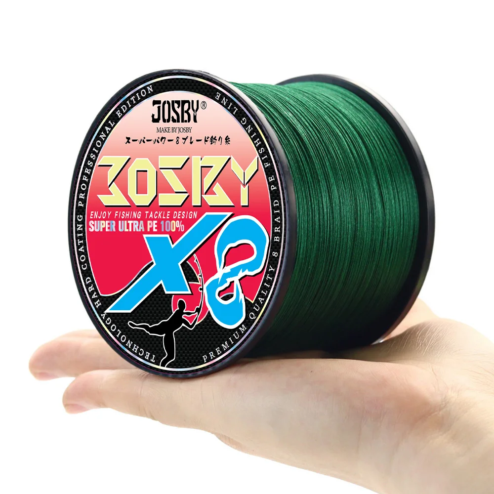 JOSBY 4 Strand 8 9 плетеная PE рыболовная леска 300 м 500 1000 прочная с мультифиламентом для
