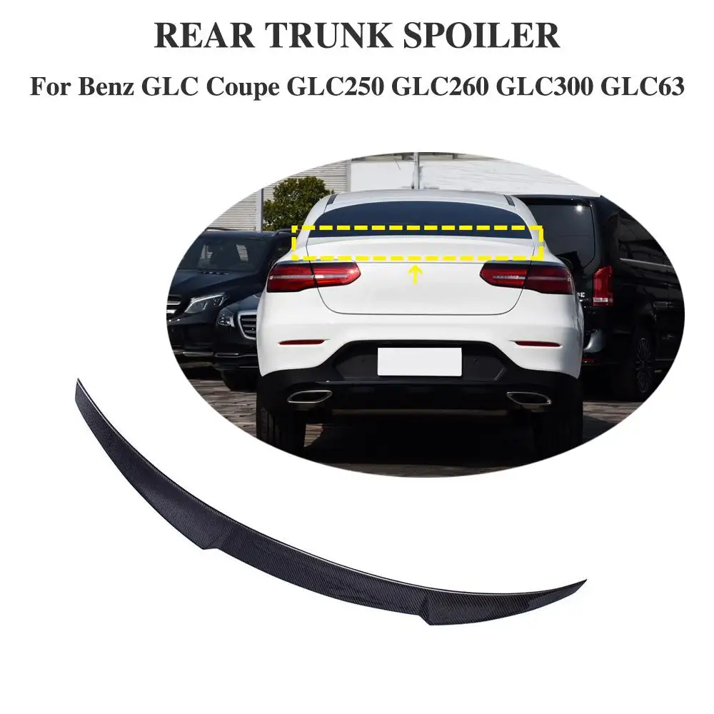 Задний спойлер из углеродного волокна крыло багажника для Mercedes GLC class W253 COUPE Sport Sedan