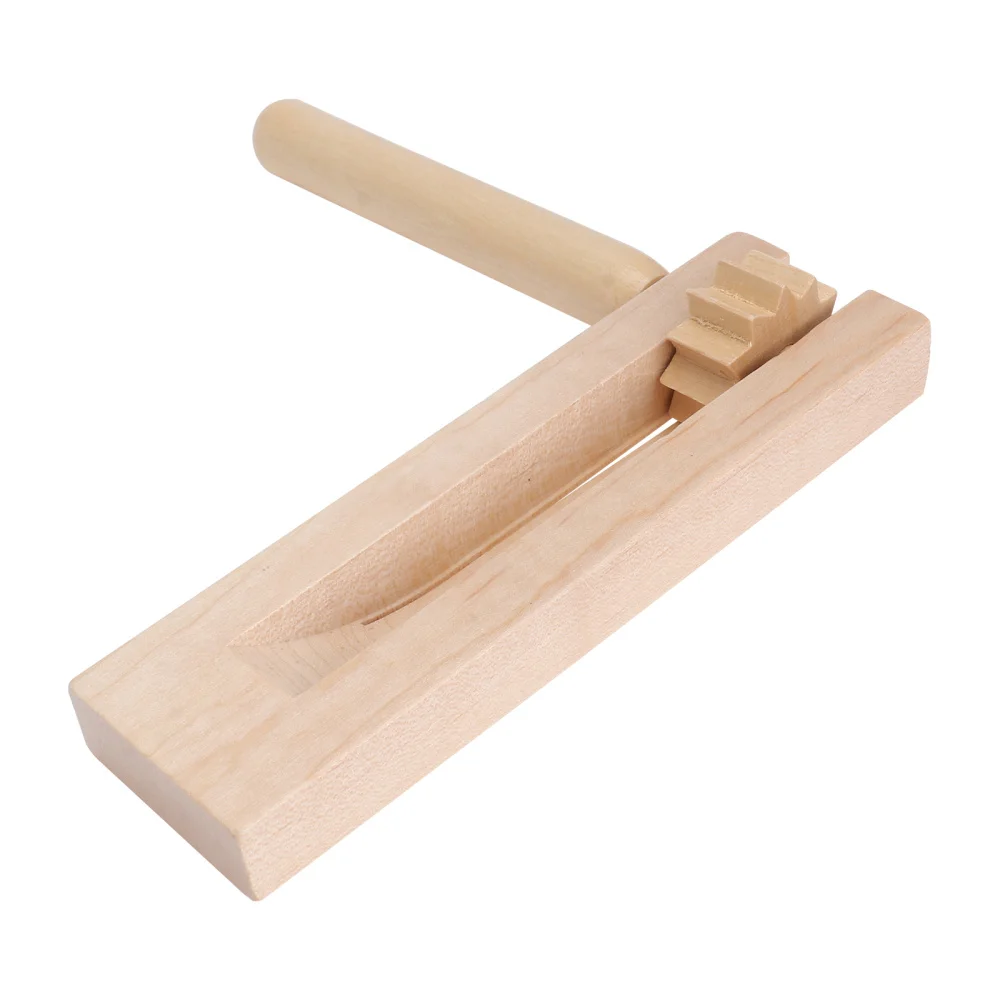 

1pc Wooden Ratchet Noise Maker Educational Traditional Matraca for Kids