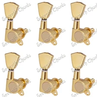 6r gold inline guitar tuning pegs keys tuners machine heads for electric guitar lxs gd 6r