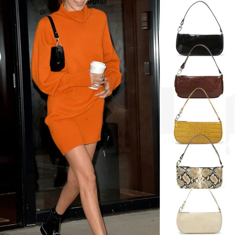 Женские Модные 90s один плечевой ремень через плечо в винтажном стиле мини мешок