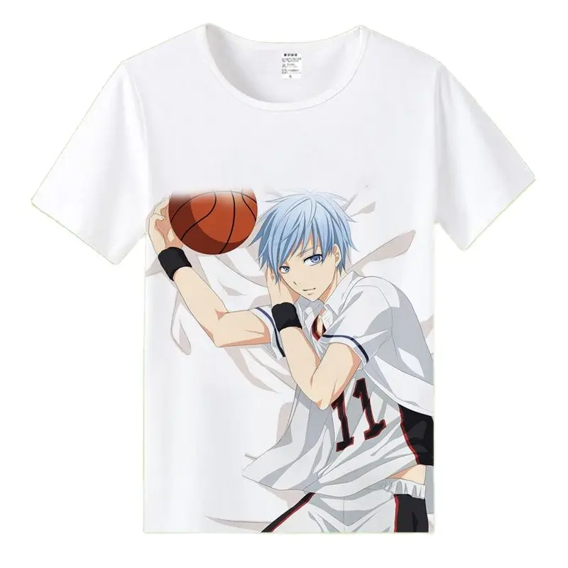 Хлопковая футболка с коротким рукавом для косплея аниме повседневная куроко без