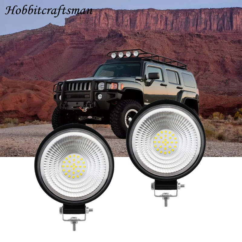 2 шт./1 шт. 12 24 в водонепроницаемый круглый светодиодный светильник ангельские