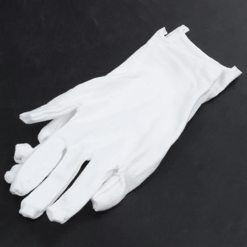 ABKT-White Cotton Gloves Anti-static gloves Protective gloves for Housework Workers