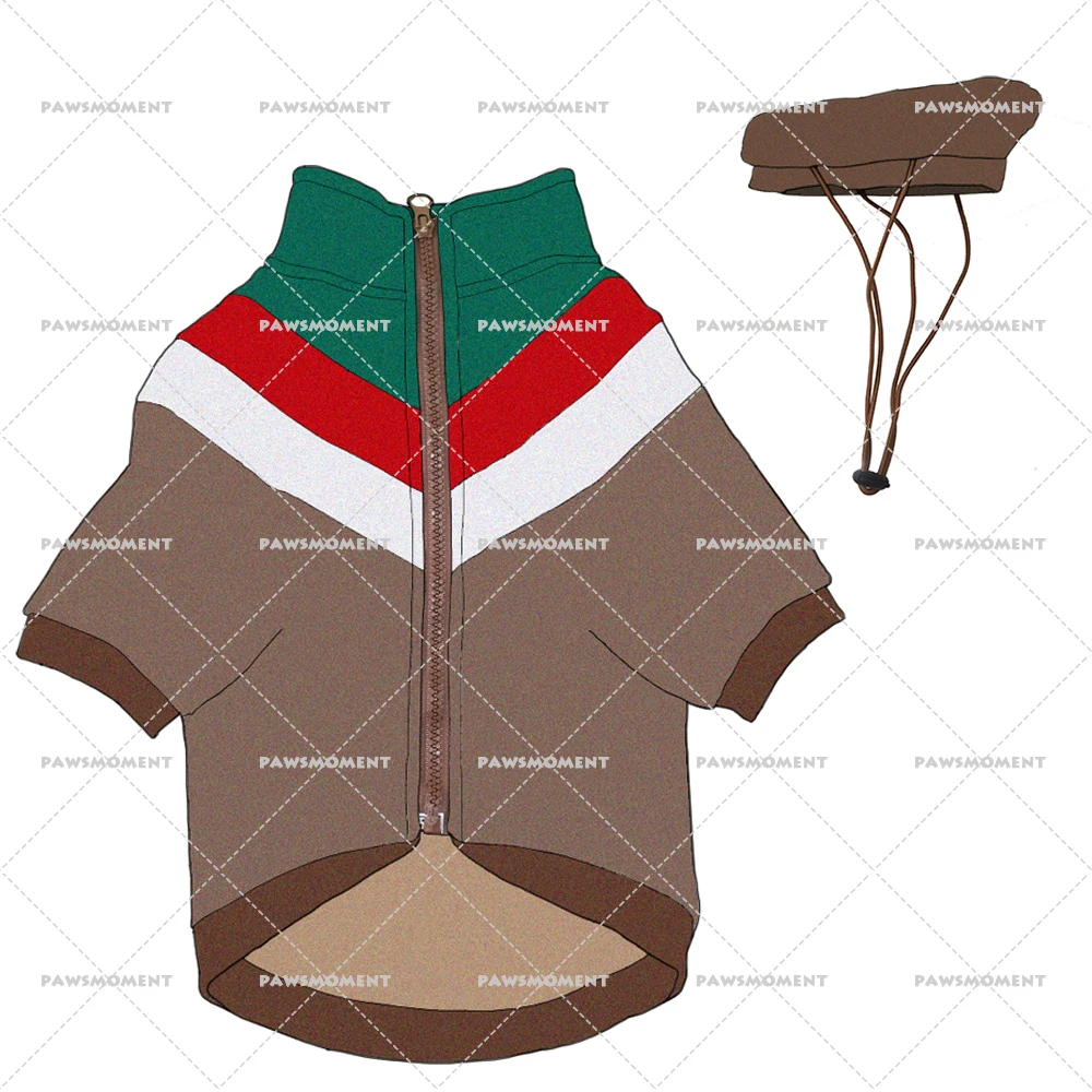 

Хлопковая одежда для маленьких собак, комплект одежды, шапка, куртка для французского бульдога, одежда для Йорка, аксессуары для собак PC1626