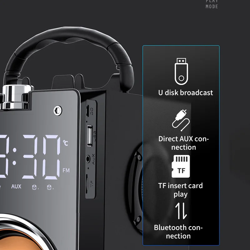 Большая мощность Беспроводная Bluetooth колонка стерео сабвуфер бас динамик s