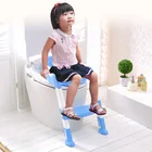 Детское сиденье для обучения горшку, 2 цвета, Детский горшок с регулируемой лестницей, детское сиденье для унитаза для младенцев, Складное Сиденье для обучения туалету