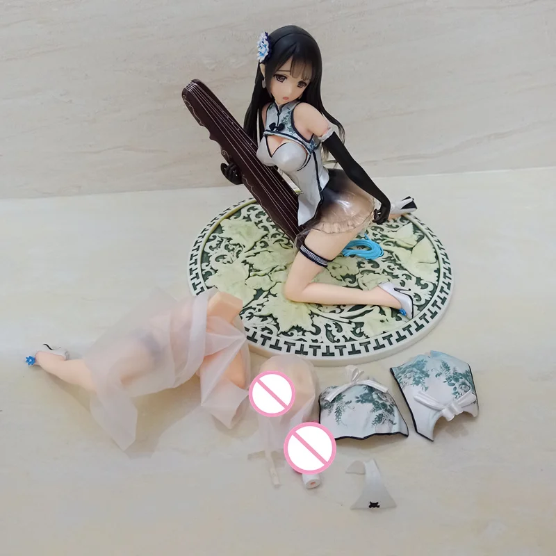 

Anime Alphamax Skytube Fantasizes That The Golden Bottle Plum CCG Sexy Girl PVC Action Figure Collectible Model doll toy 17cm