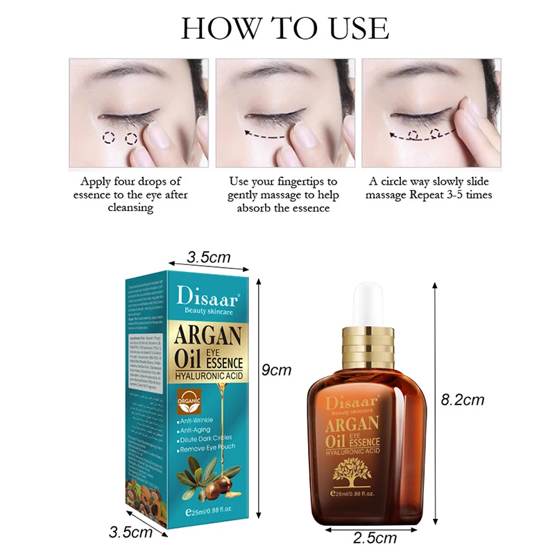 

25/55/100ML Argan Oil Face Serum Shrink Pore Essence Relieve Dryness Moisturizing Firming Brighten Skin Repairing Face Care