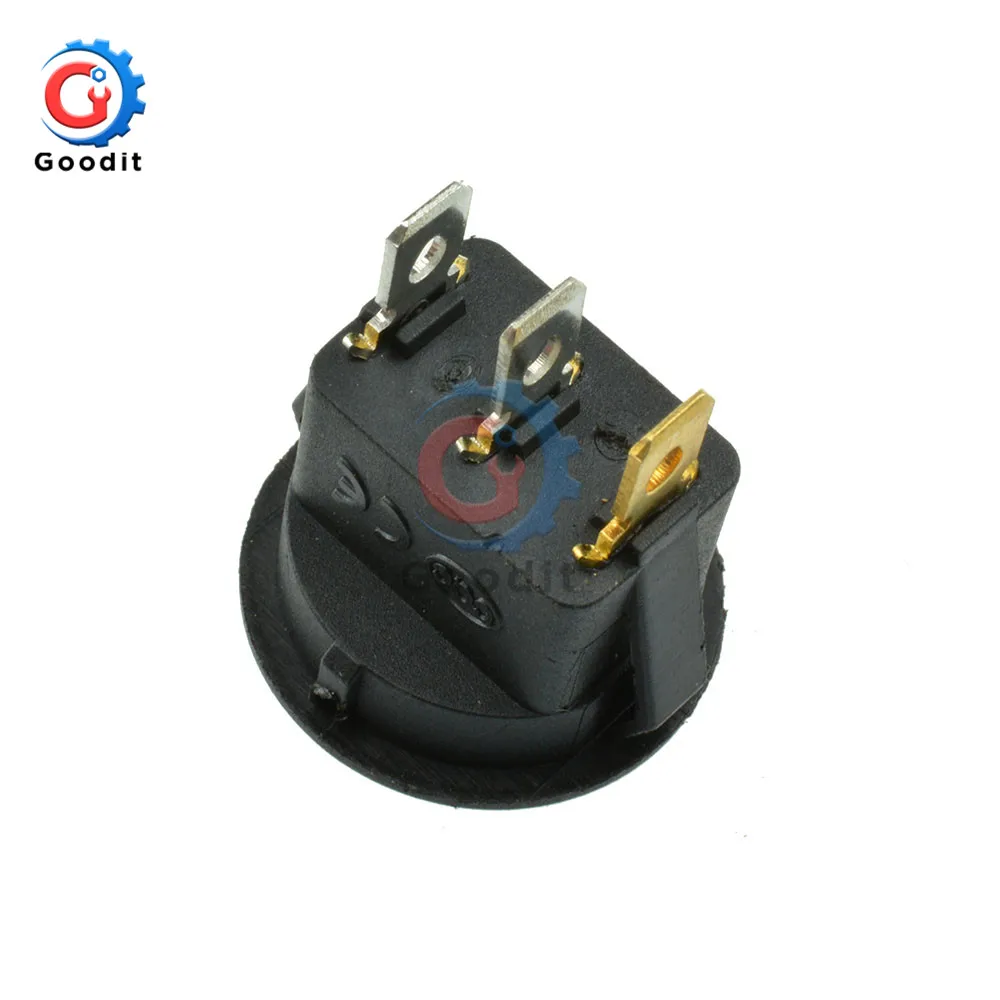 12 В Светодиодный точечный выключатель для автомобиля круглая клавиатура лодки 3