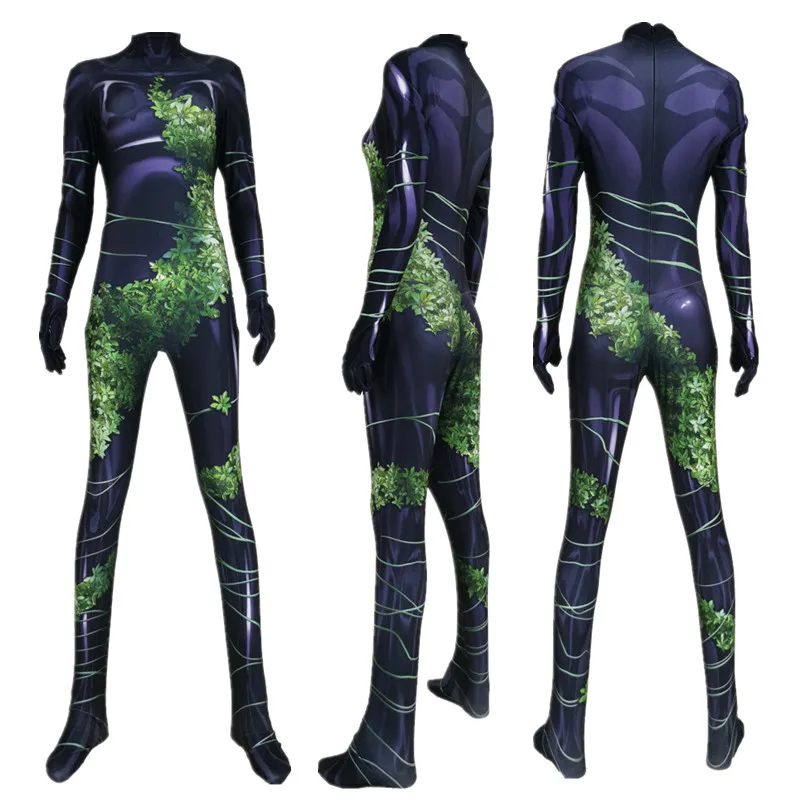 Костюм для косплея Ядовитый плющ Памела Лиллиан Изли униформа Зентаи комбинезон