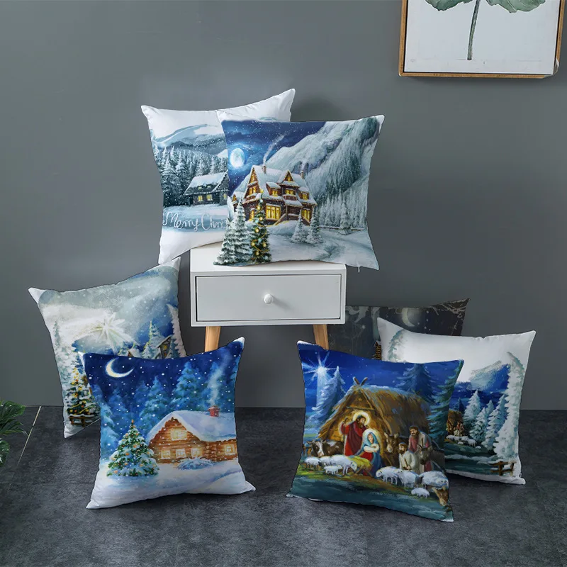 Веселое Рождество Наволочка скандинавский дакимакура наволочка