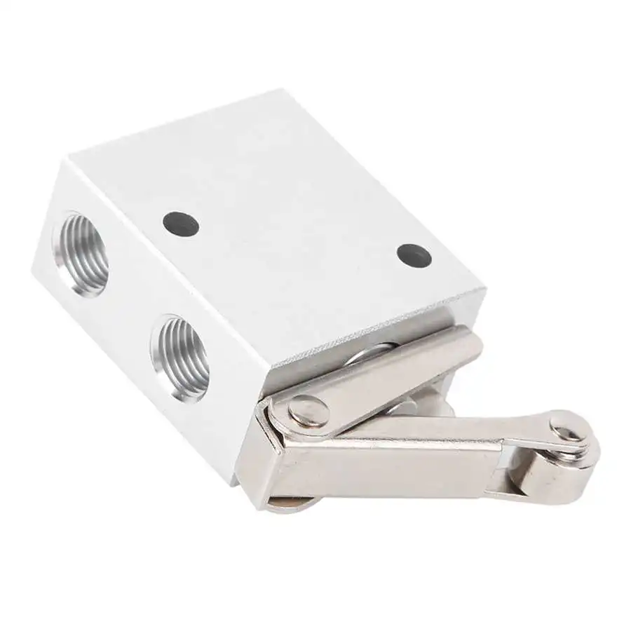 Кнопка клапан трехходовой Алюминий сплав пневматическое оборудование JM 07 R G1/4