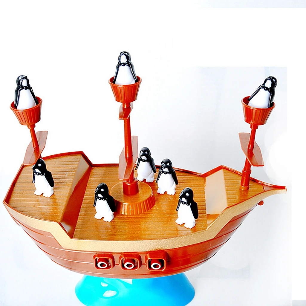 Plastic Educational Learning Toys Penguin Pirate Boat Toy Birthday Gift | Спорт и развлечения