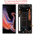 Оригинальный экран N960F для Samsung Galaxy Note 9, ЖК-дисплей с рамкой для Note9, зеркальный ЖК-экран N960FD, Красные Тени