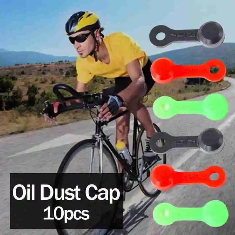

10pcs Mountain Road Bicycle Oil Disc Exhaust Screw Nozzle Rubber Dust Cap Clamp Parts Oil XT Repair Sleeve S5I1