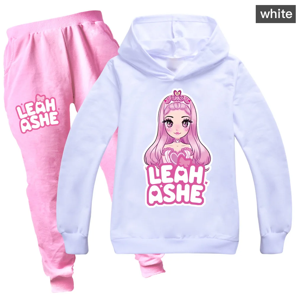 Детские худи с 3D принтом LEAH ASHE толстовка надписью для маленьких девочек мужские и