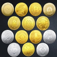 digital virtual currency btc xrp ada eth neo nano iota ankr commemorative coin gold coin silver coin collectible home decoration
