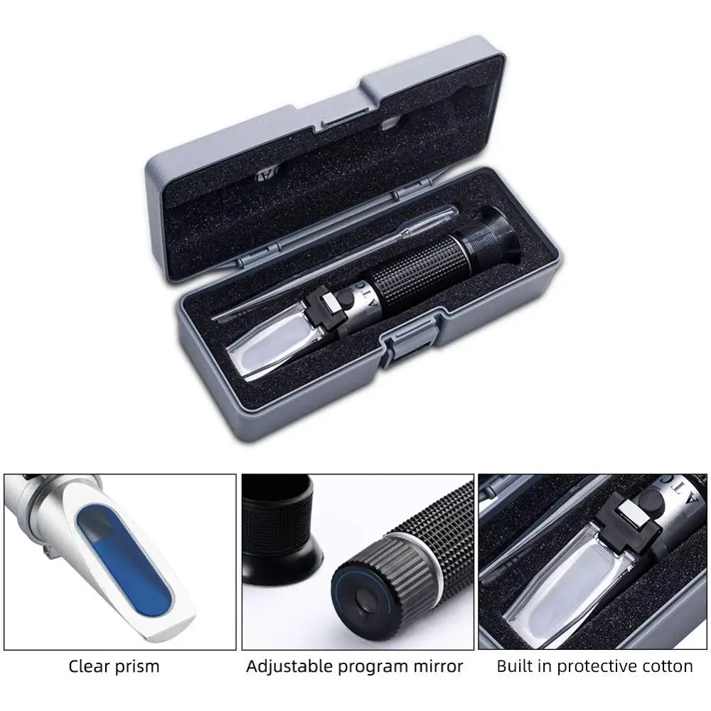 Yieryi ручной рефракционный Оптический измеритель концентрации соли 0 28 пищевой