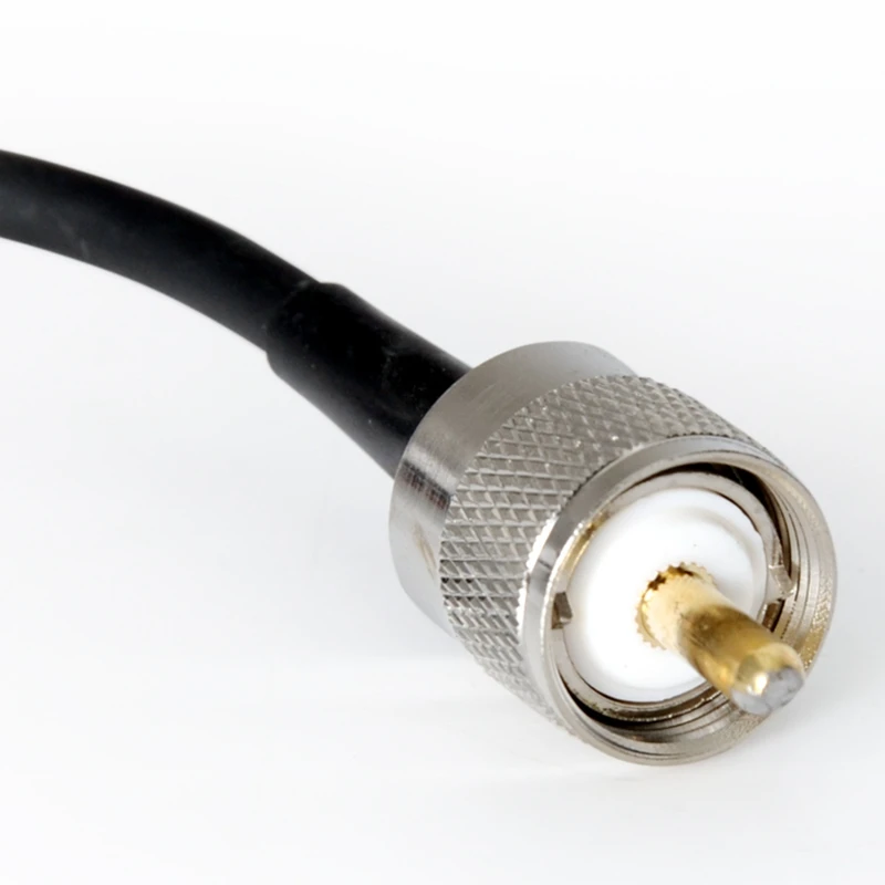 

UHF PL259 Port Connectors 5M Feeder Cable +13cm Magnet Mount Bracket for Car Radio Amateur Ham CB Two Way Radio Antenna Base