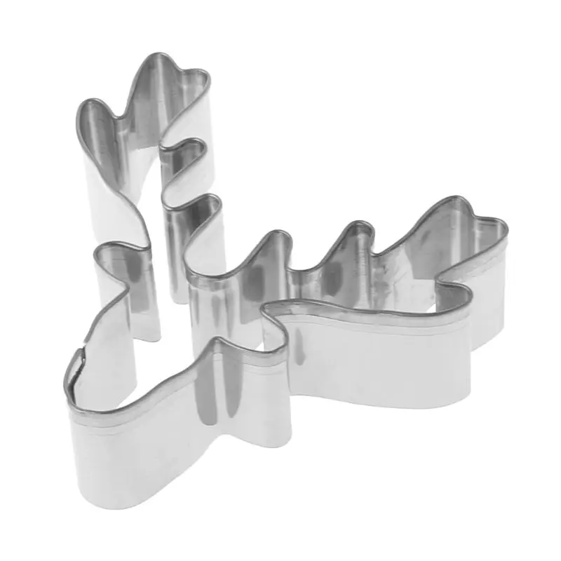 

Stainless Steel Cookie Cutter Biscuit Mold Christmas Deer Head Reindeer Mould