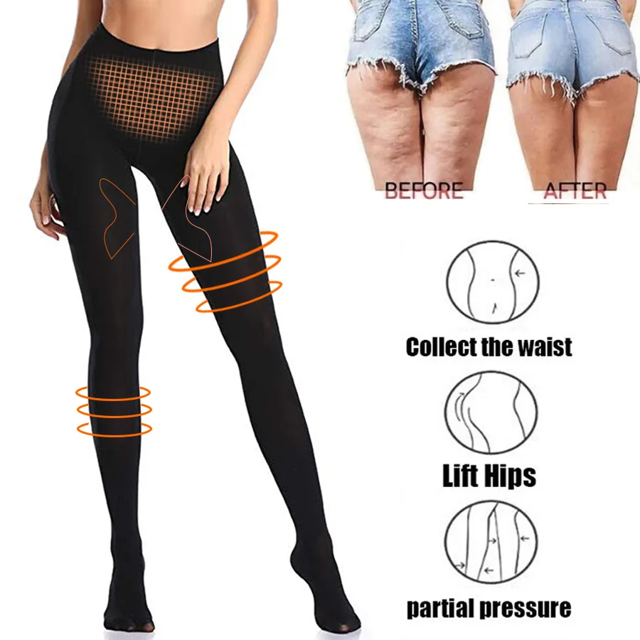 

Women High Waist Leg Shaper Butt Lifter Thigh Slimmer Panties Waist Trainer Shapewear Tummy Control Slimming Shaping Pants Black