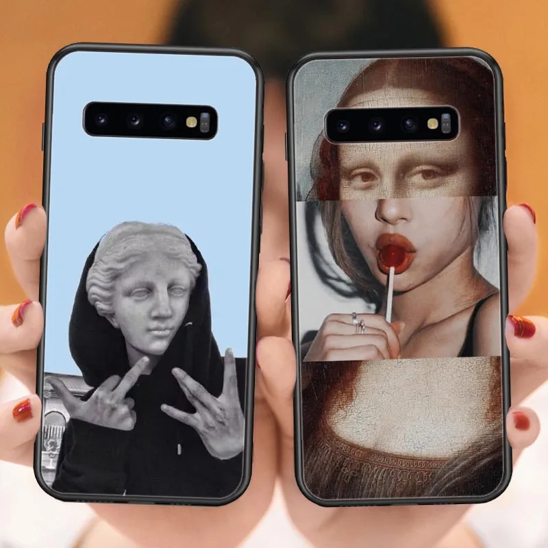 Мягкий ТПУ чехол для телефона Samsung Galaxy S10 Lite Plus S7 Edge S8 S9 Note 9|Бамперы| |