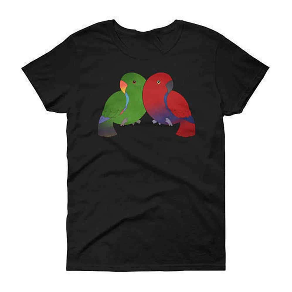 Eclectus футболка с попугаем S 3XL мужская женская подарок любимая птица Винтажная