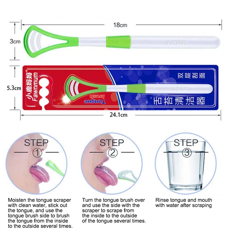 Limpiador de lengua de silicona de estilo Simple para ni&ntilde;os y adultos, cepillo de dientes suave para limpieza Oral, raspador de lengua, cuidado bucal, 1 unidad-1