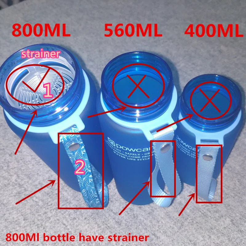 Новая бутылка для воды 400 мл 560 вливания фруктов пластиковый настойник питьевой