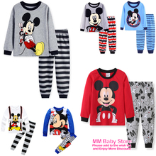 Pijamas de manga larga para niños y niñas...