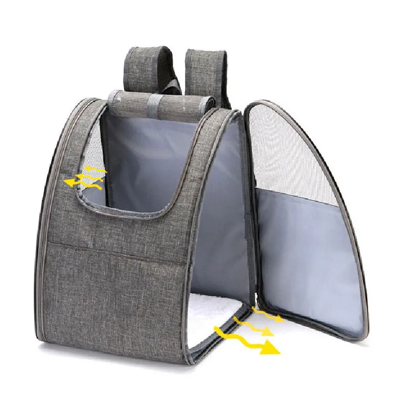 

High Quality Pet Supplies Cat Carrier Backpack Breathable Cat Travel Outdoor Transport Backpack Mochila For Small Dogs Cats