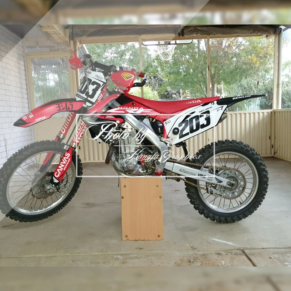 KUNGFU графика рестайл передняя вилка охранники трубы мотокросса Наклейка