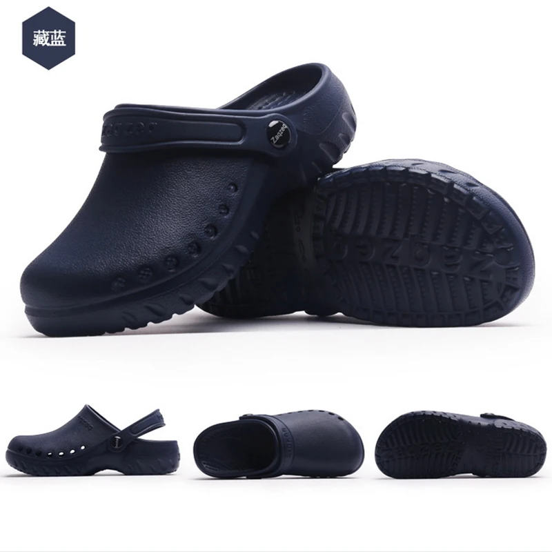 Garden Shoes Summer Breathable Beach Flat With Shoes Mules Clogs Men Eva 2019