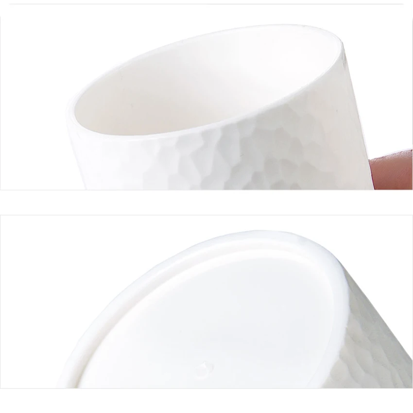 

1PC 300ml plastic Japanese-style Thick Circular Cups Toothbrush Holder Cup PP Rinsing Cup Wash Tooth Mug Bathroom Sets