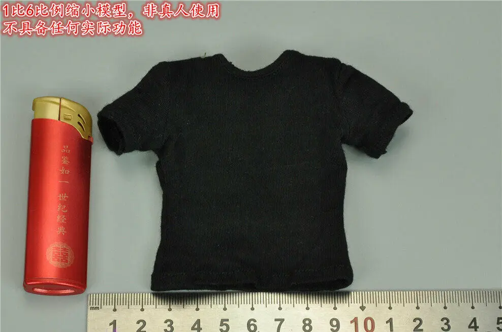 

1/6th 78071 Russia Black T-shirt Model for 12" Doll