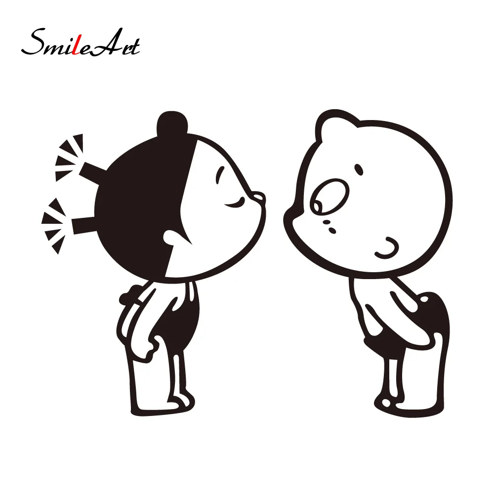 Красочные Детские Авто наклейки креативные виниловые на автомобильные стикеры s