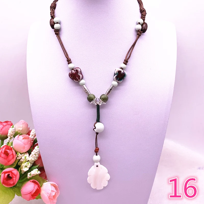 Модные Этнические украшения ручной работы волнистые восковые веревки