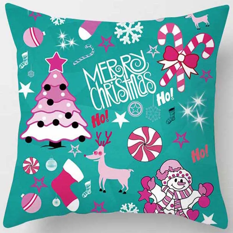 

Beauty Christmas pillow cases peace for love square Pillow case cute cartoon pillow covers size 45*45cm