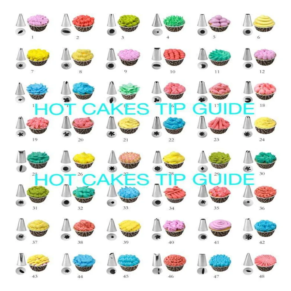 Набор инструментов для украшения торта 85 шт. кондитерские насадки крема мешки