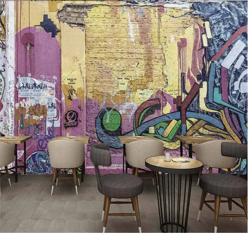 3d стерео модные геометрические линии деревянные кубики зерна ТВ фон стены